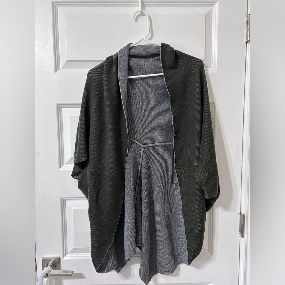 Lululemon Wool Pancho / Cardigan